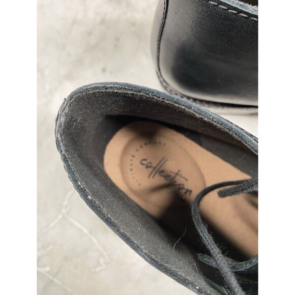 Clarks Collection Paulsen Chukka Boot Men’s 7 Black Leather - Picture 9 of 10